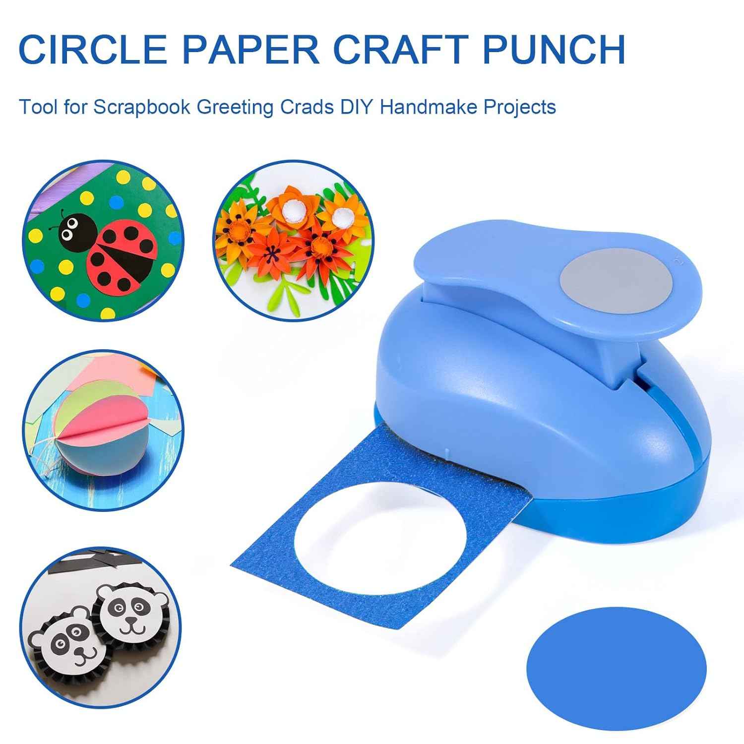 2 Inch Craft Hole Paper Punch Shape Circle for Cardstock,Scrapbooks - TTpen