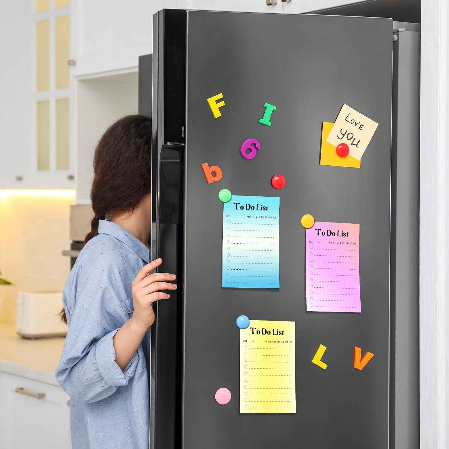 8 Pack To Do List Sticky Notes,400 Sheets,4 x 6 Inches - TTpen