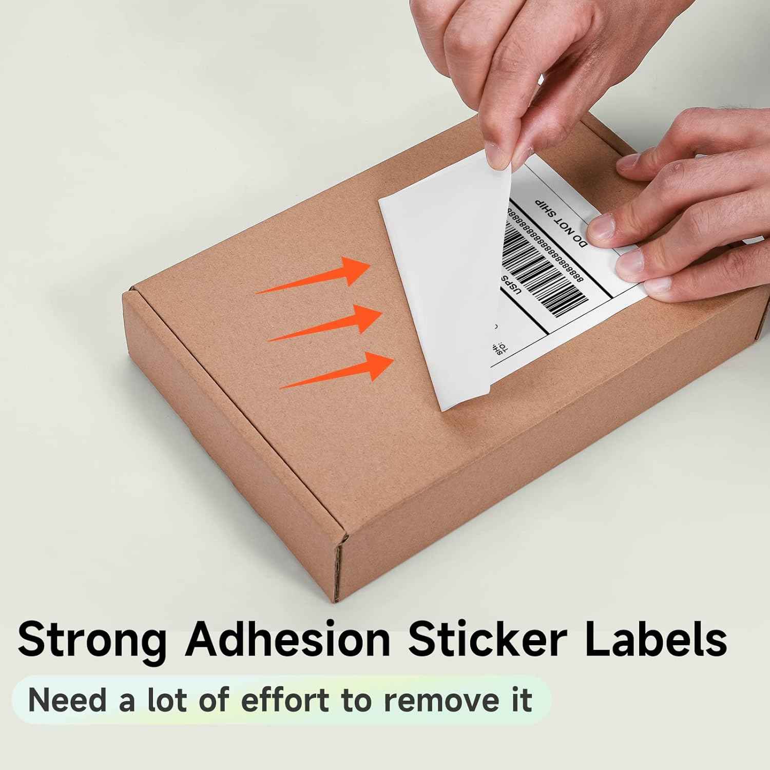 Phomemo 4x6 Inch Thermal Direct Shipping Label,Fan-Fold 500 Labels - TTpen