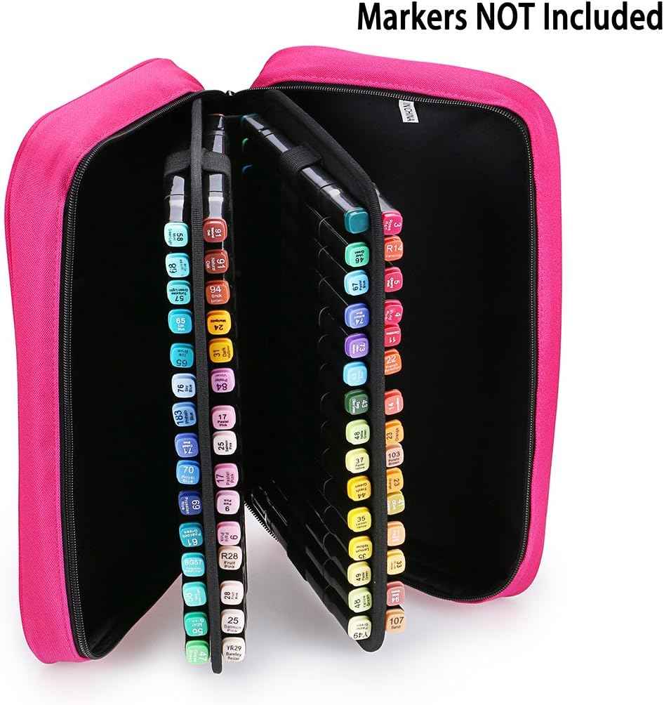 60 Slots Art Marker Pen Carrying Case Lipstick Organizer - TTpen