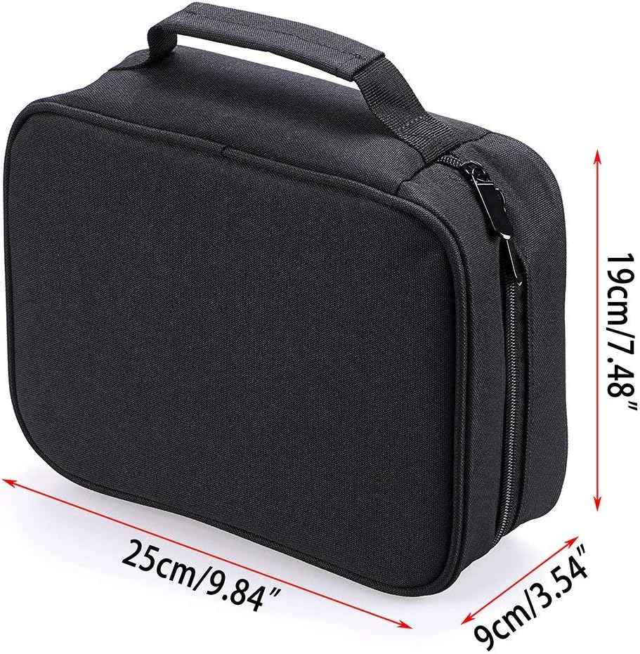 40 Slots Art Marker Carrying Case Lipsticks Organizer Black - TTpen