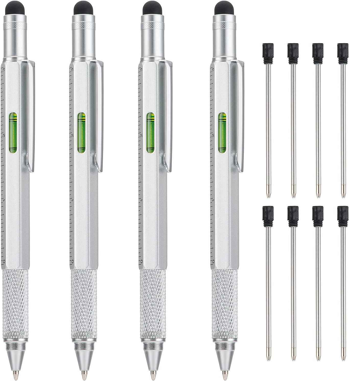 4 Pack 6IN1 Multitool Pen with Extra Refills Set - TTpen