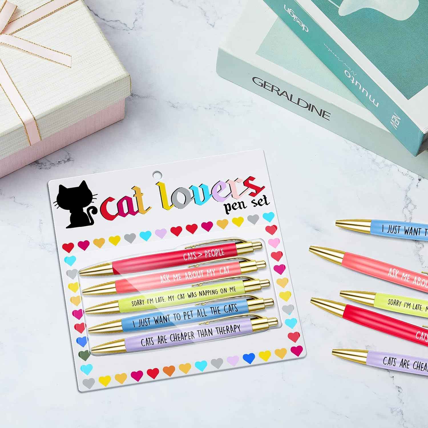 10pcs Cat Lovers Ballpoint Pen Set - TTpen