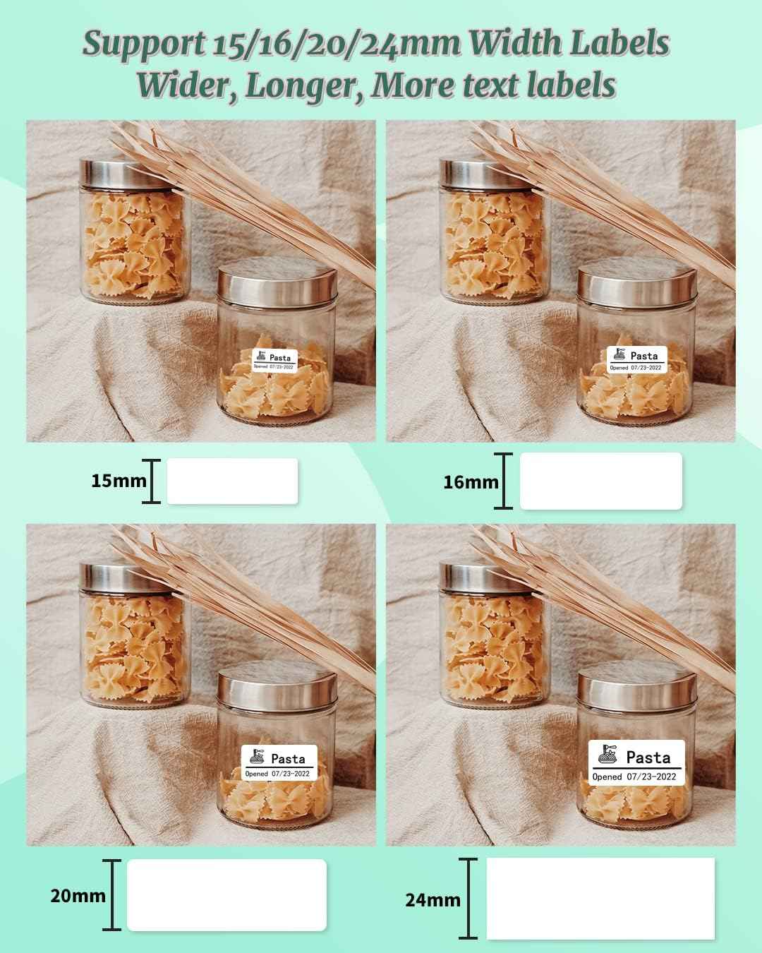 Phomemo D50 Large Thermal Label Maker Machine 16/20/24MM Width - TTpen