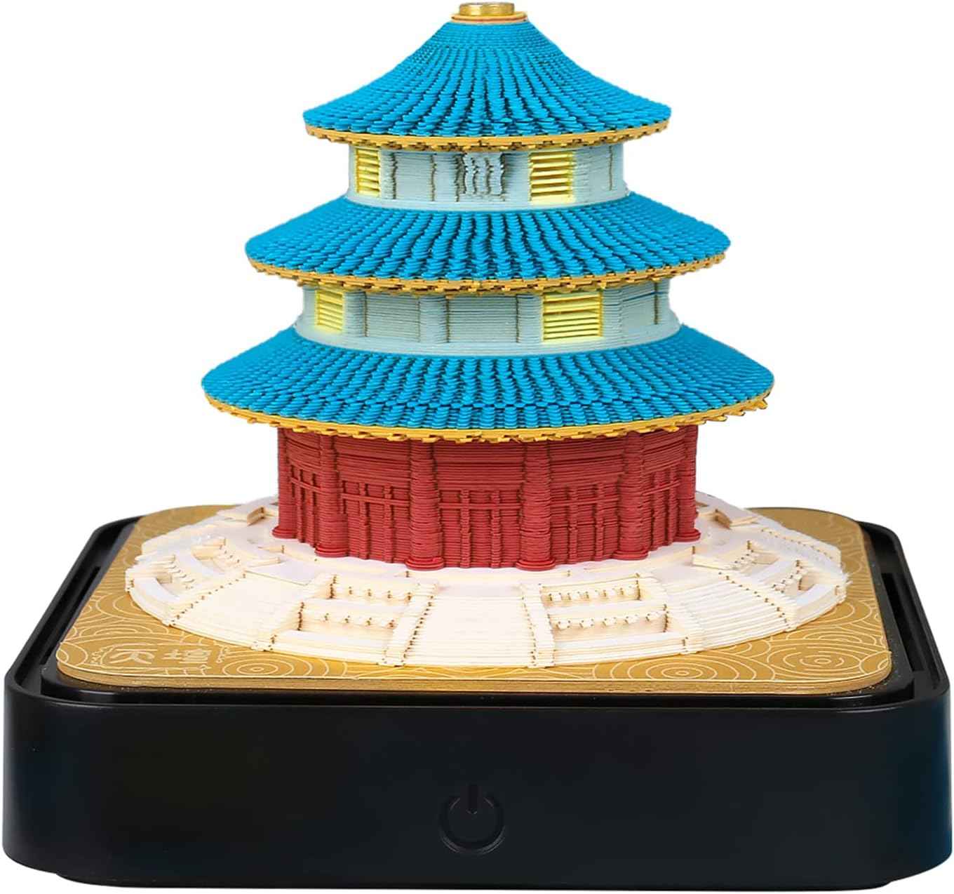 2024 Desk Calendar 3D Memo Pad with Light Temple of Heaven - TTpen