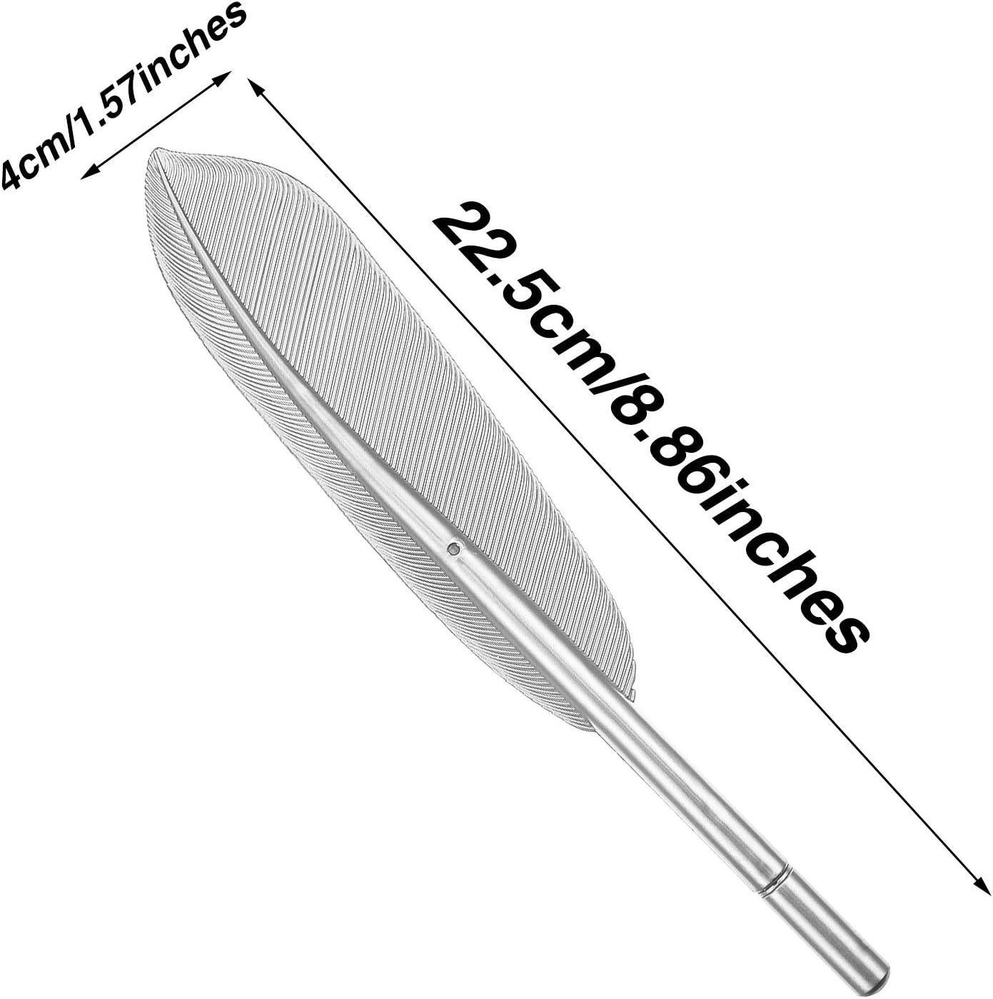8pcs Artificial Feather Ballpoint Ink Pens