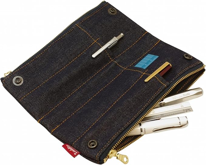 LUDDITE Bendy Pen Case Okayama Denim - TTpen