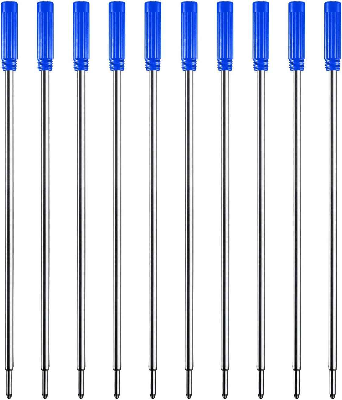 10pcs Black Ink Refills,Replaceable Pen Refills,1mm Medium Tip 116mm - TTpen