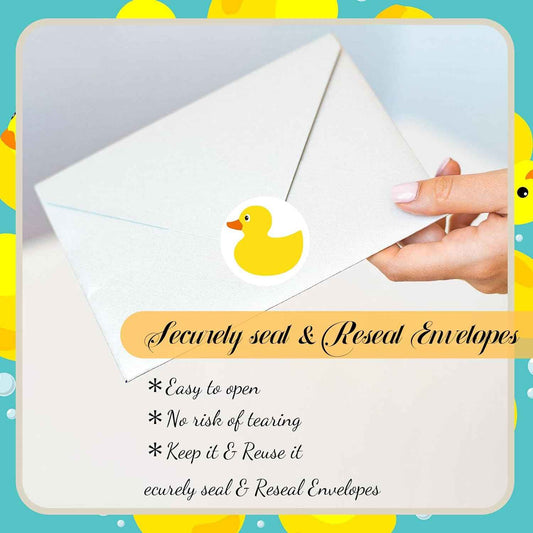 1000Pcs Yellow Duck Stickers for Bag Water Bottle 1.5 Inch - TTpen