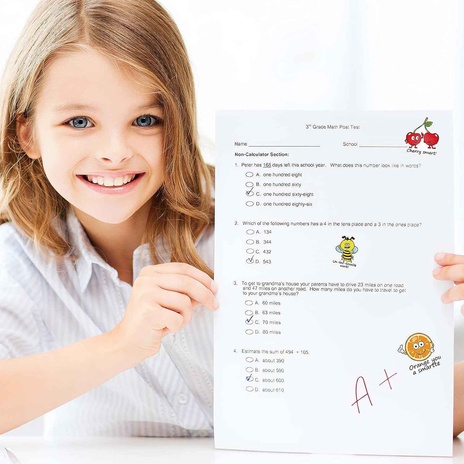 400 Pieces Punny Rewards Stickers for Kids Teacher School Classroom - TTpen
