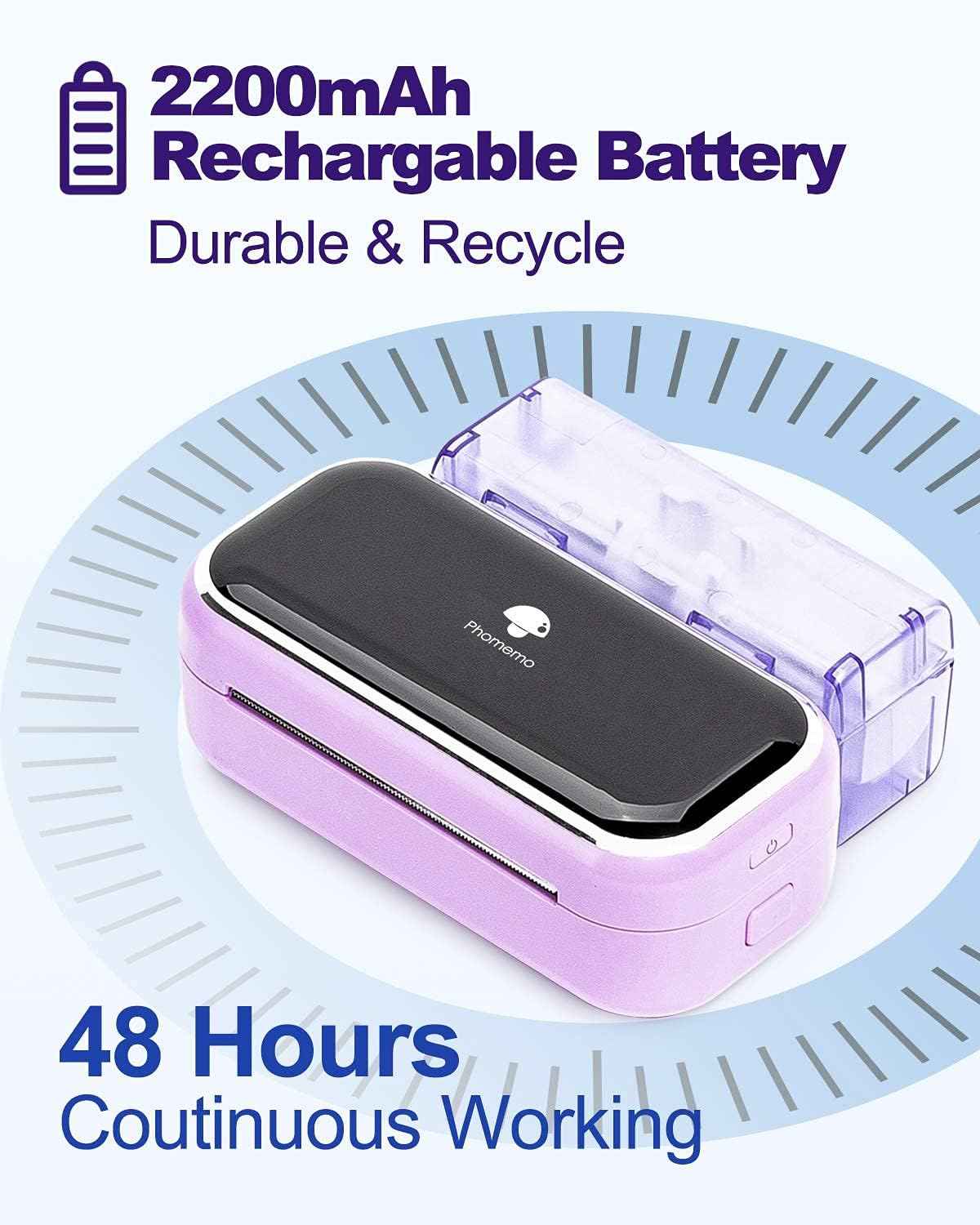 Phomemo M03 Portable Bluetooth Printer for 2-3 Inch Width Thermal Paper - TTpen