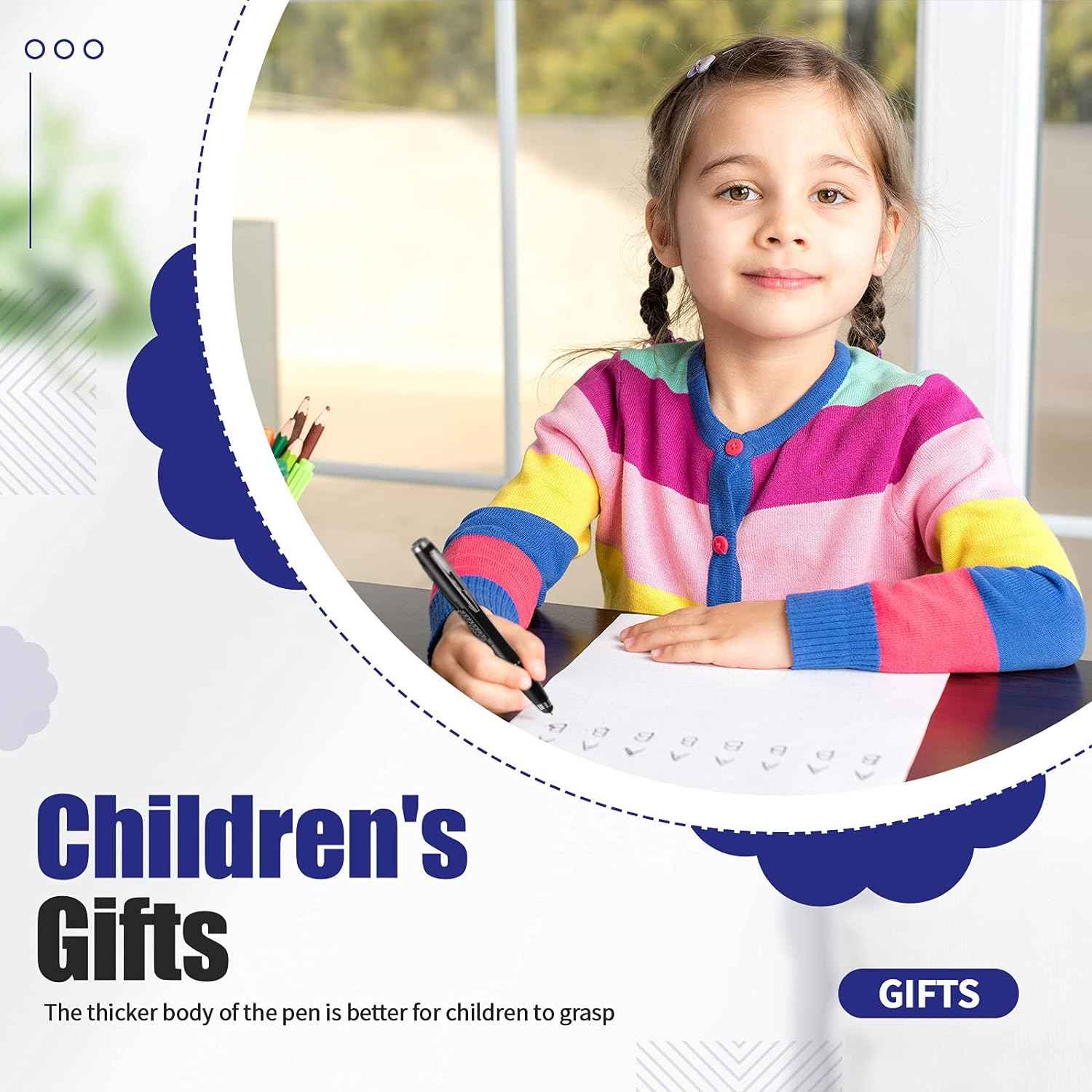 10PCS Stylus Pens with Light 2in1 Touch Screen Ballpoint Pens - TTpen