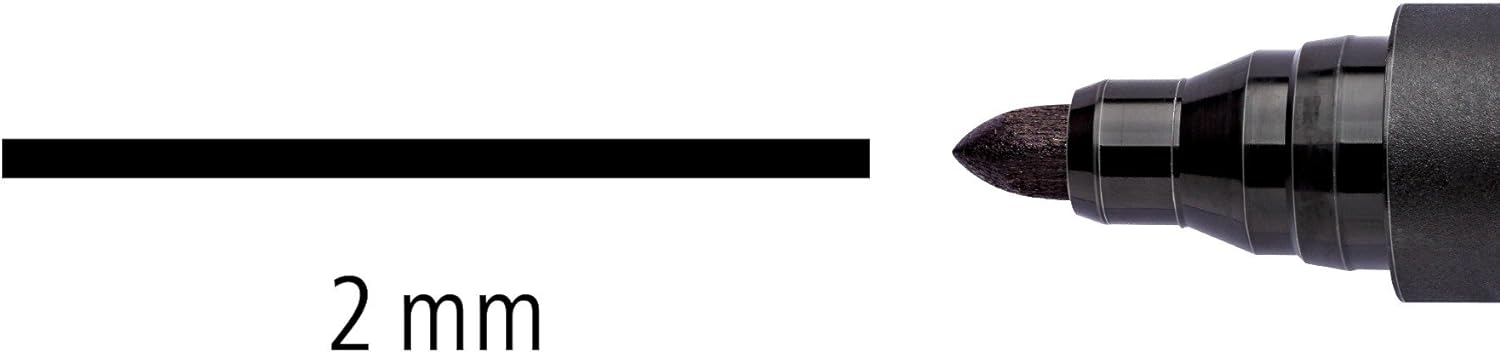 STAEDTLER 352 Lumocolor Permanent Marker Pen,2mm,4 Colours