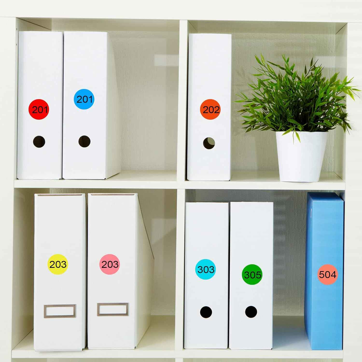 1400pcs 10 Color Dot Stickers Circle Coding Labels - TTpen