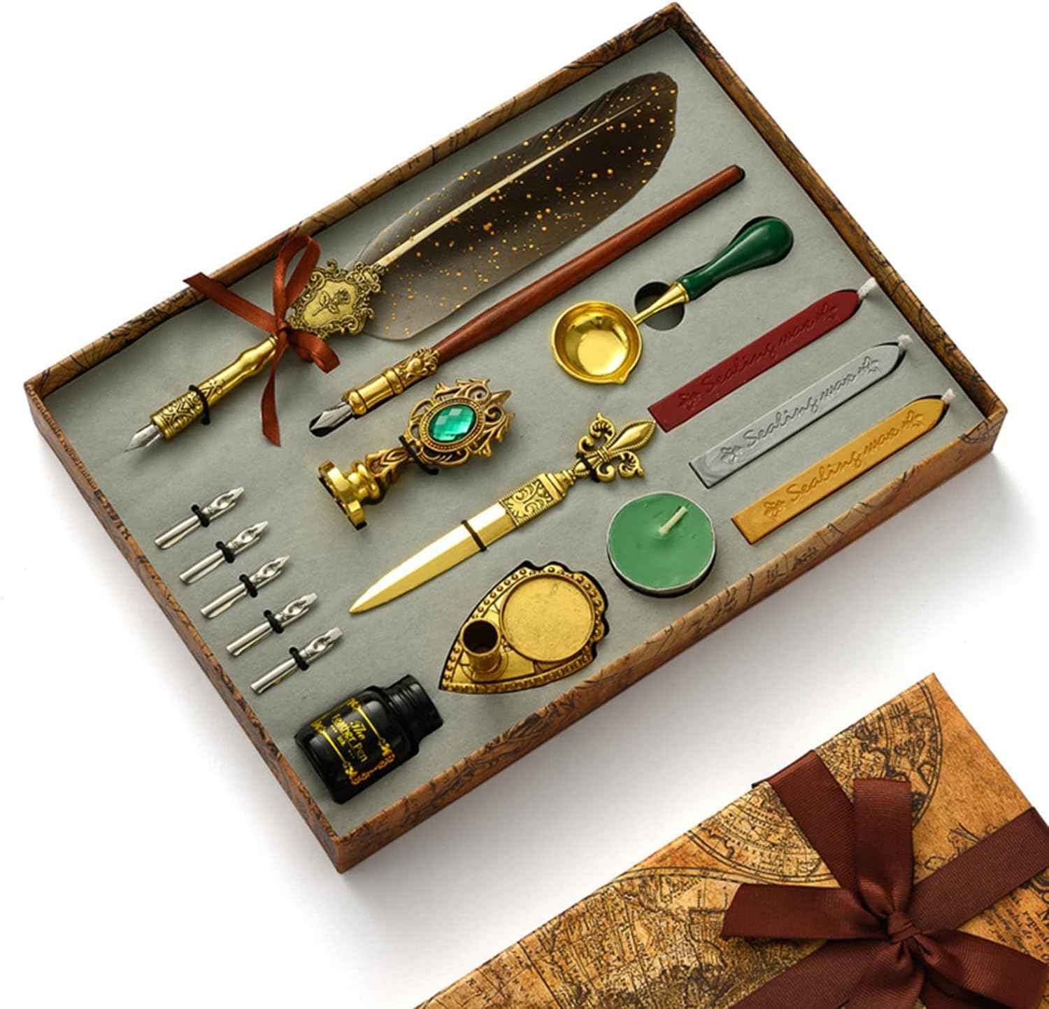 Calligraphy Feather Quill Pen and Ink Set - TTpen