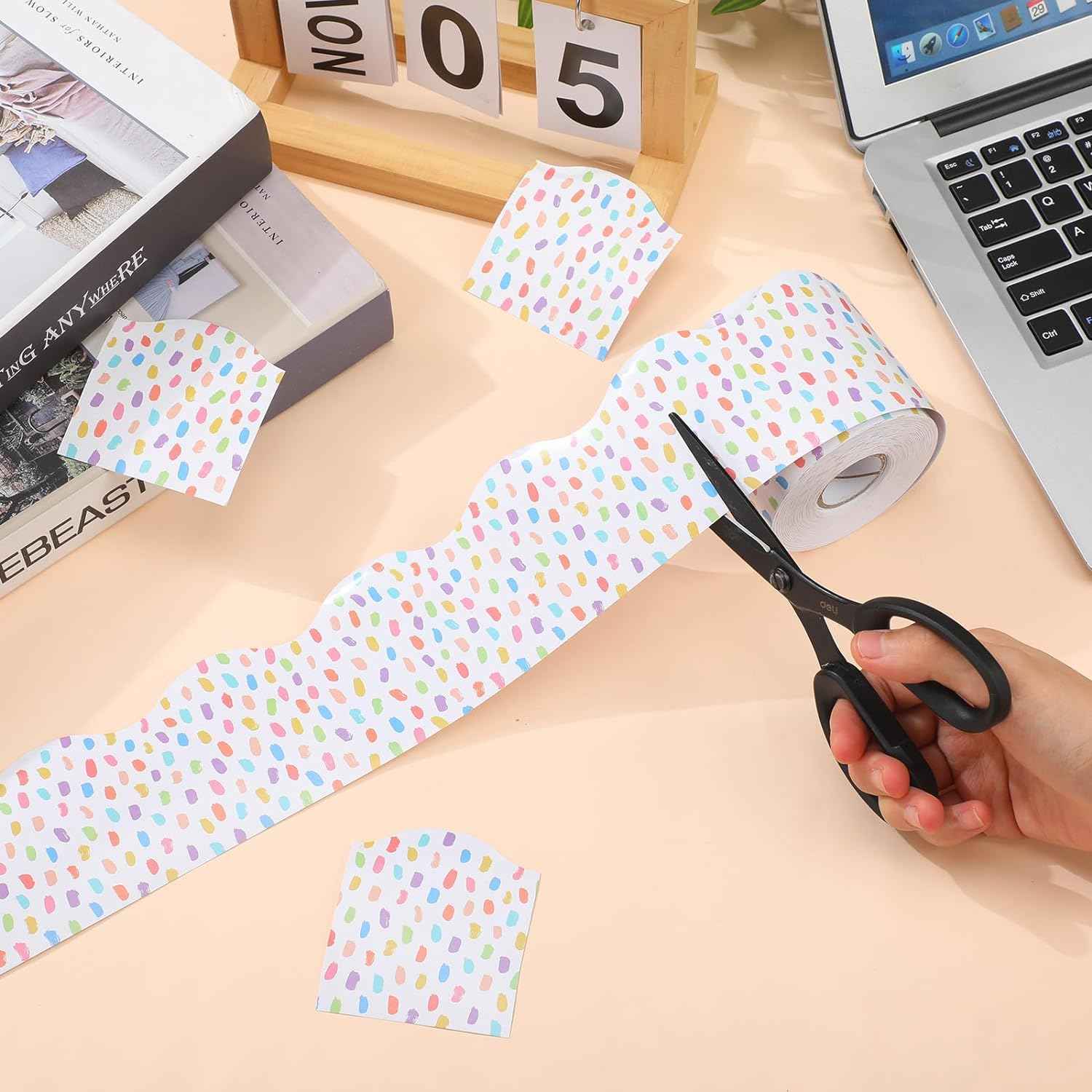 65 Feet Bulletin Board Dots Decorative Trim Borders - TTpen
