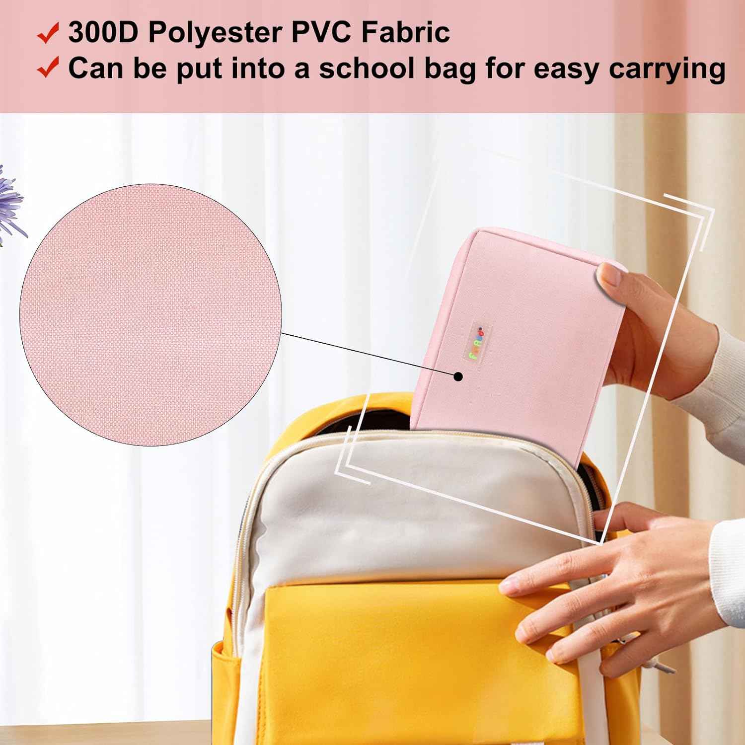 AddFun Portable Pencil Bag,Large Pencil Case for Teen Boys Girls - TTpen