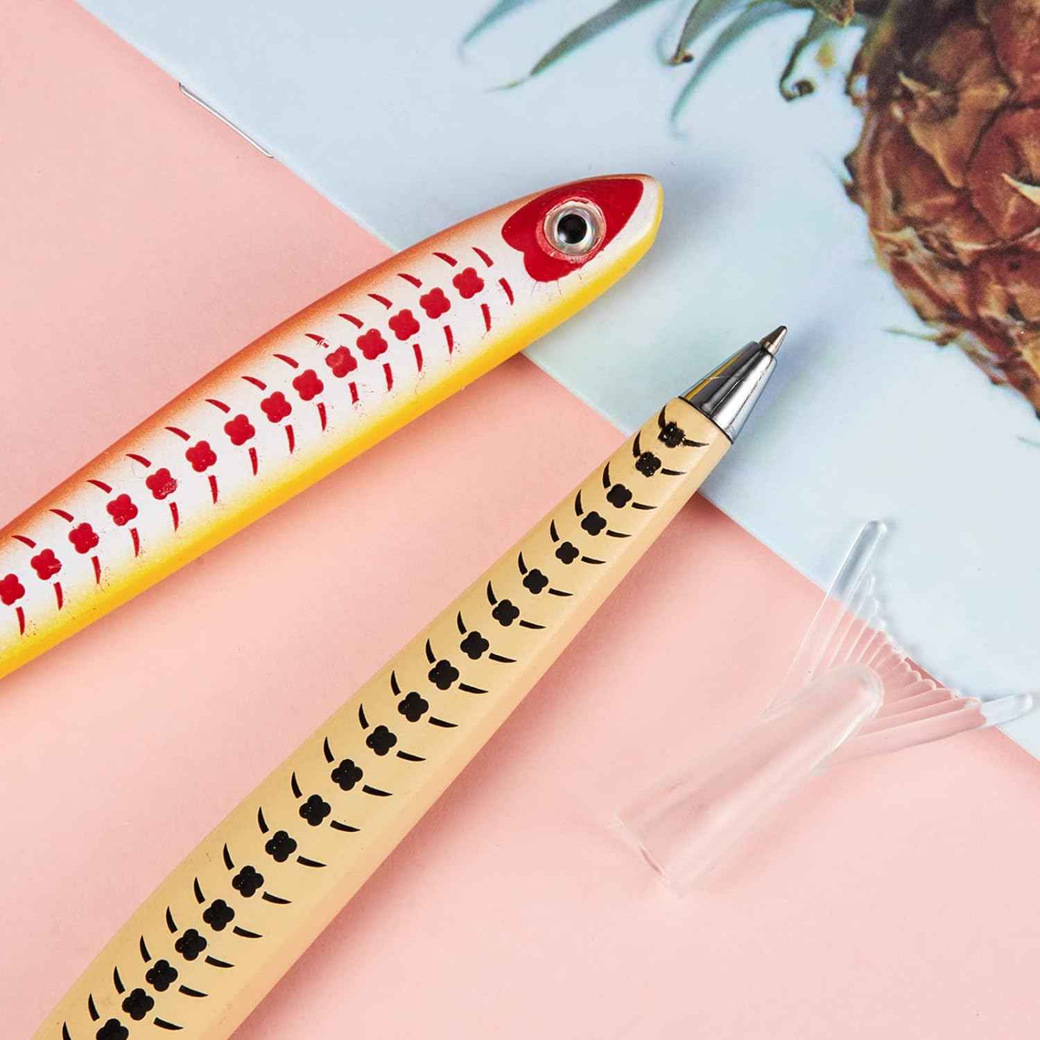 12pcs Cute Fish Ballpoint Pens for Fish Pen Decoration Party - TTpen