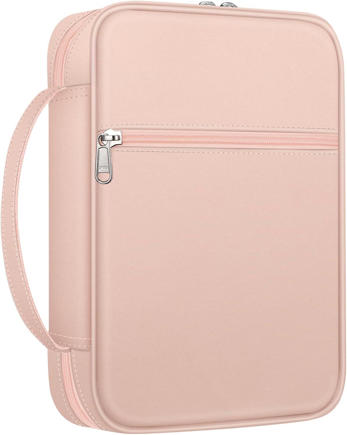 Bible Cover Case,Small Size Church Study Book Carrying Bag Pink