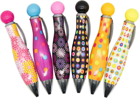 12PCS Short Mini Bowling Shape Big Fat Parkinson Ballpoint Pens - TTpen