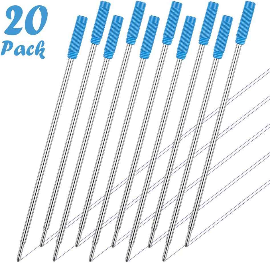 Cross Compatible Ballpoint Pen Refills 20 Pack,Medium Point - TTpen
