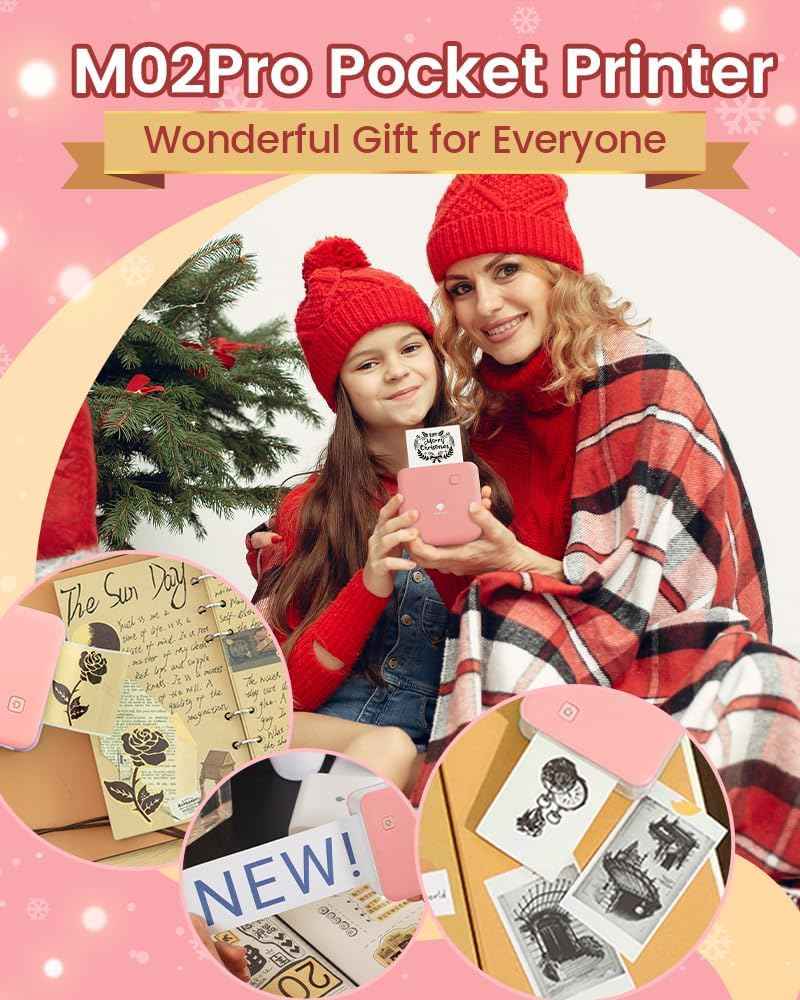 Phomemo M02 Pro Pocket Thermal Bluetooth Photo Printer Type-C Charging - TTpen