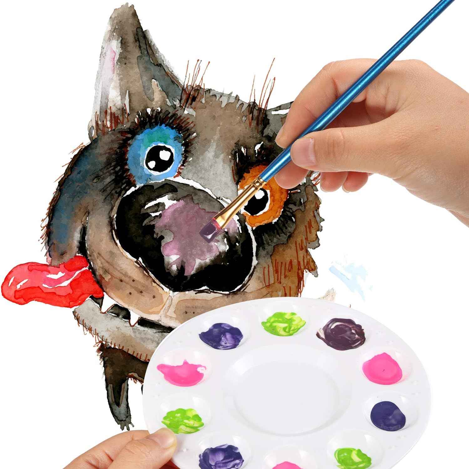 36PCS Round Palettes Watercolor Art Paint Tray - TTpen