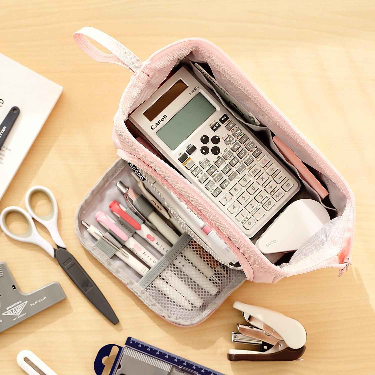 Pencil Case Large Capacity Pencil Pouch Handheld Pen Bag - TTpen