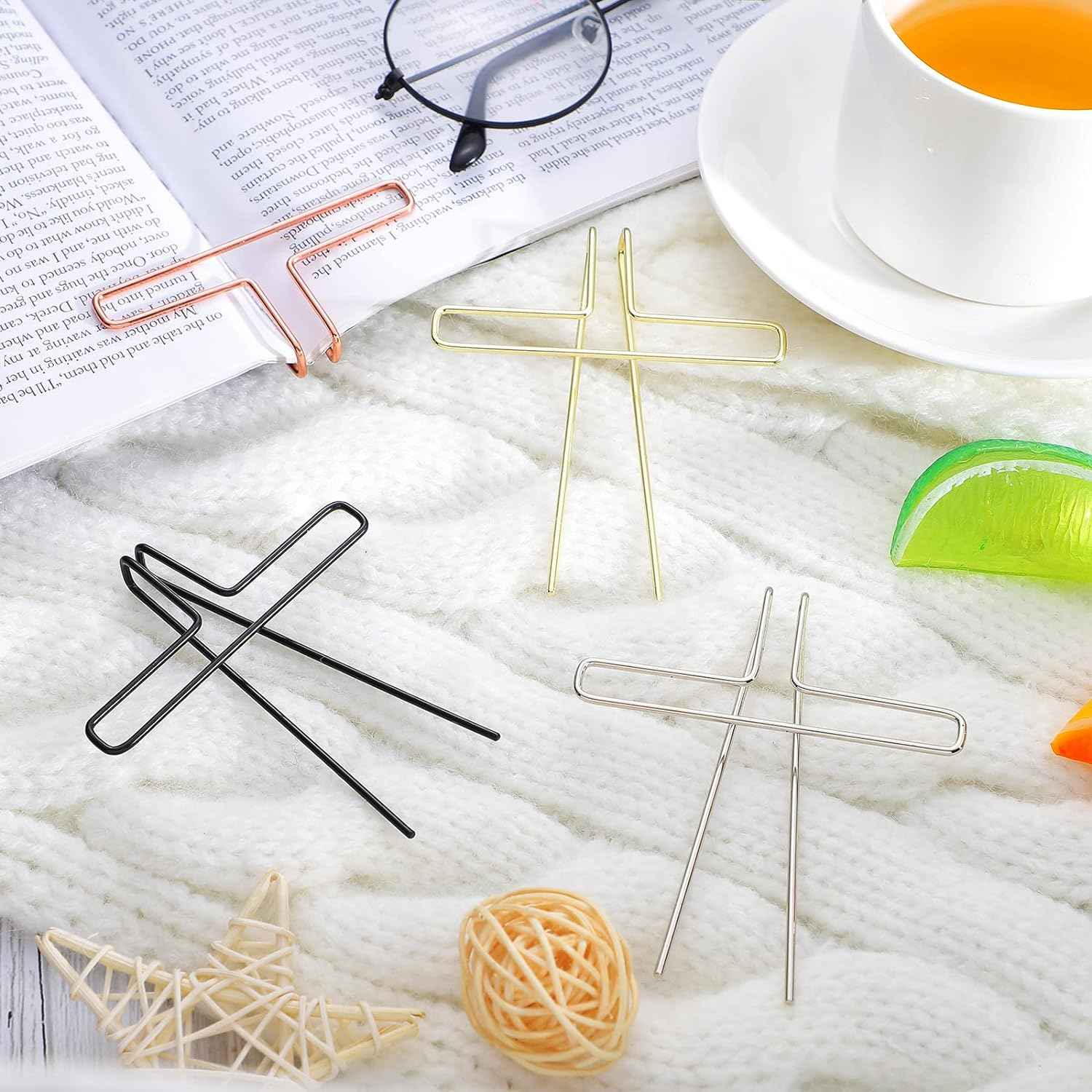 Music Book Metal Clip Book Page Holder for Reading 4 Colors - TTpen