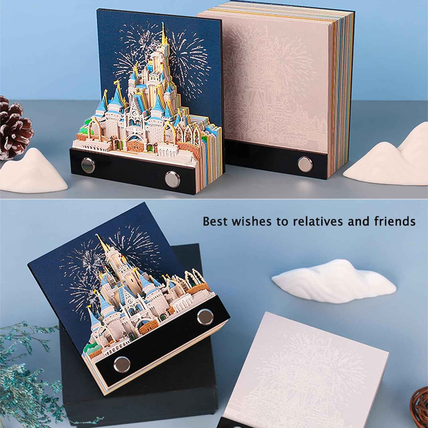 Fantasy Castle 3D Sticky Note Paper Memo Pad - TTpen