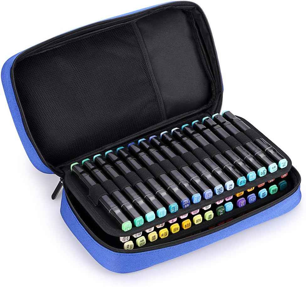 60 Slots Art Marker Pen Carrying Case Lipstick Organizer - TTpen