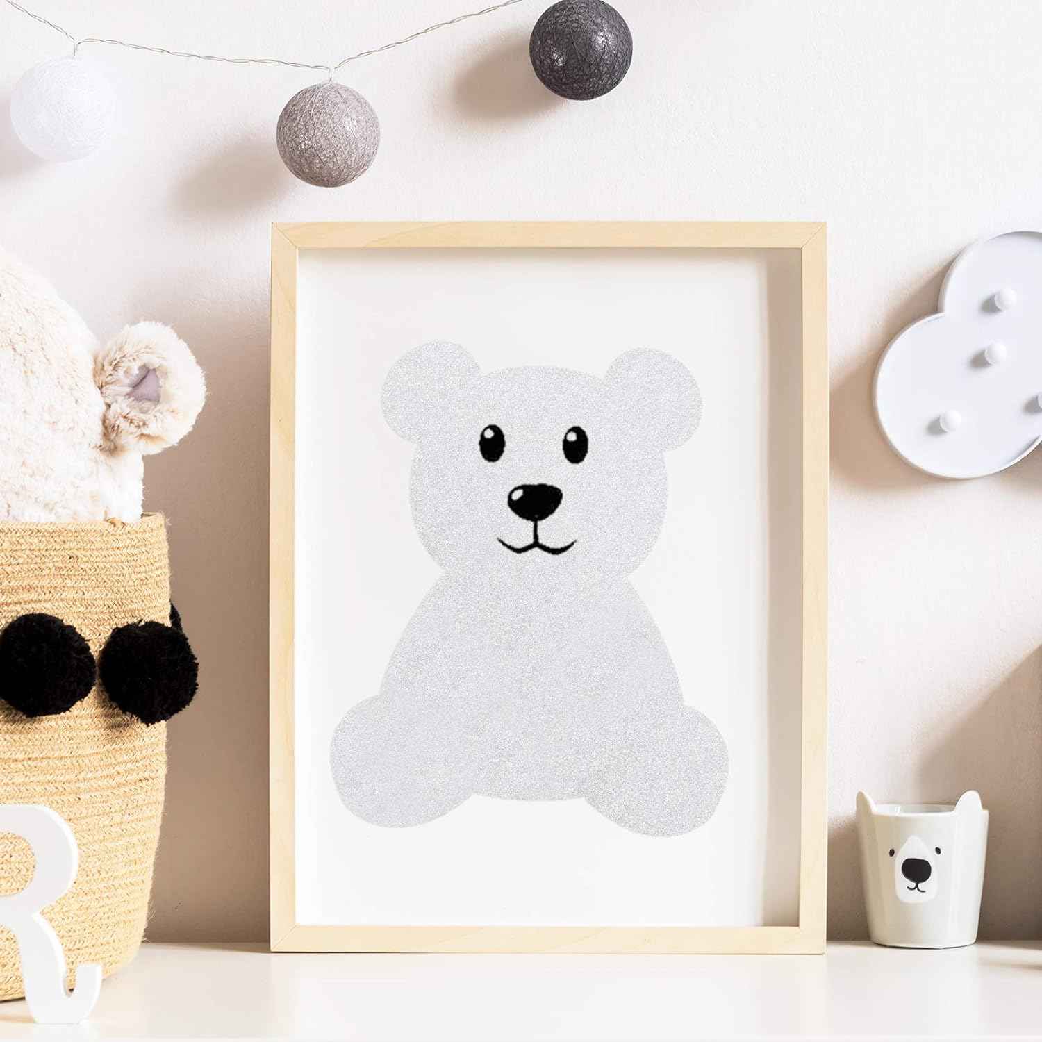 4 Rolls Silver Washi Tape Crafting Glitter Masking Tape - TTpen