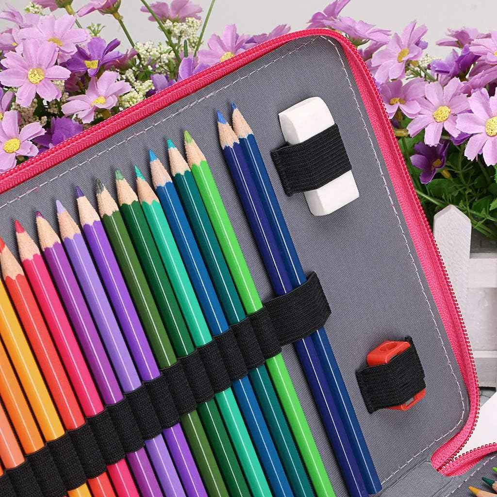 200 Slots PU Leather Pencil Case Holder Organizer - TTpen