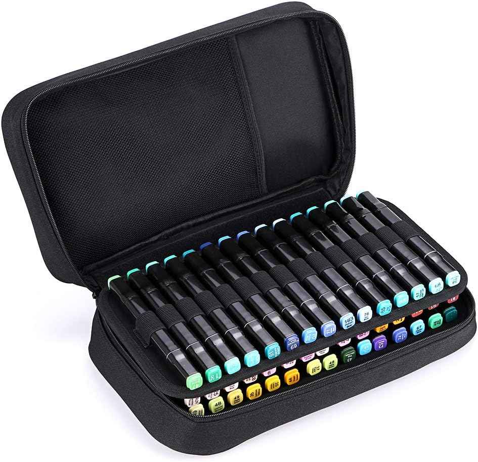 60 Slots Art Marker Pen Carrying Case Lipstick Organizer - TTpen