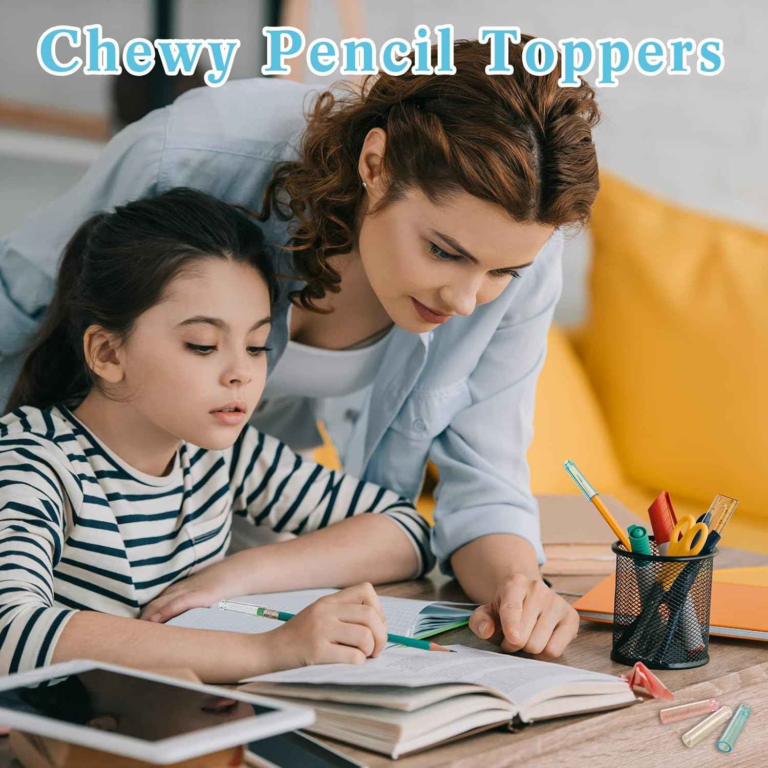 18Pcs Plastic Pencil Caps Tip Protector for Wooden Pencil Extender - TTpen