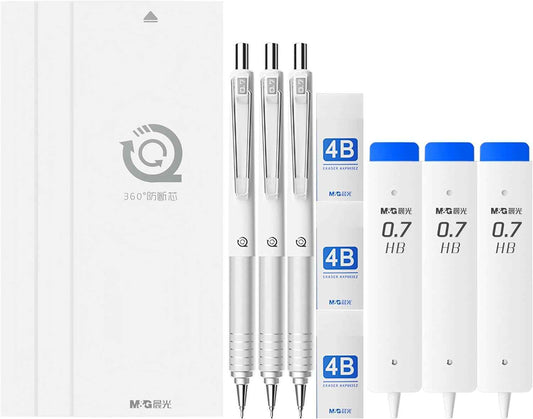 M&G 3PCS 0.5mm Mechanical Pencils with HB Lead Refills Set - TTpen