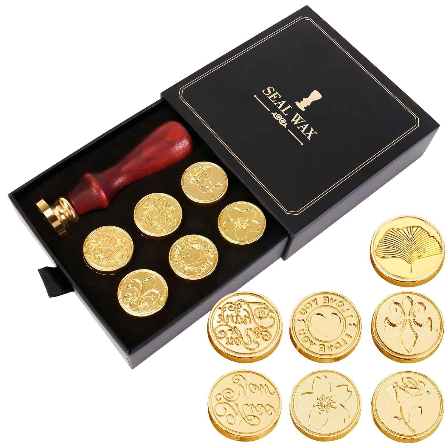 7 Piece Wax Seal Stamp Set - TTpen