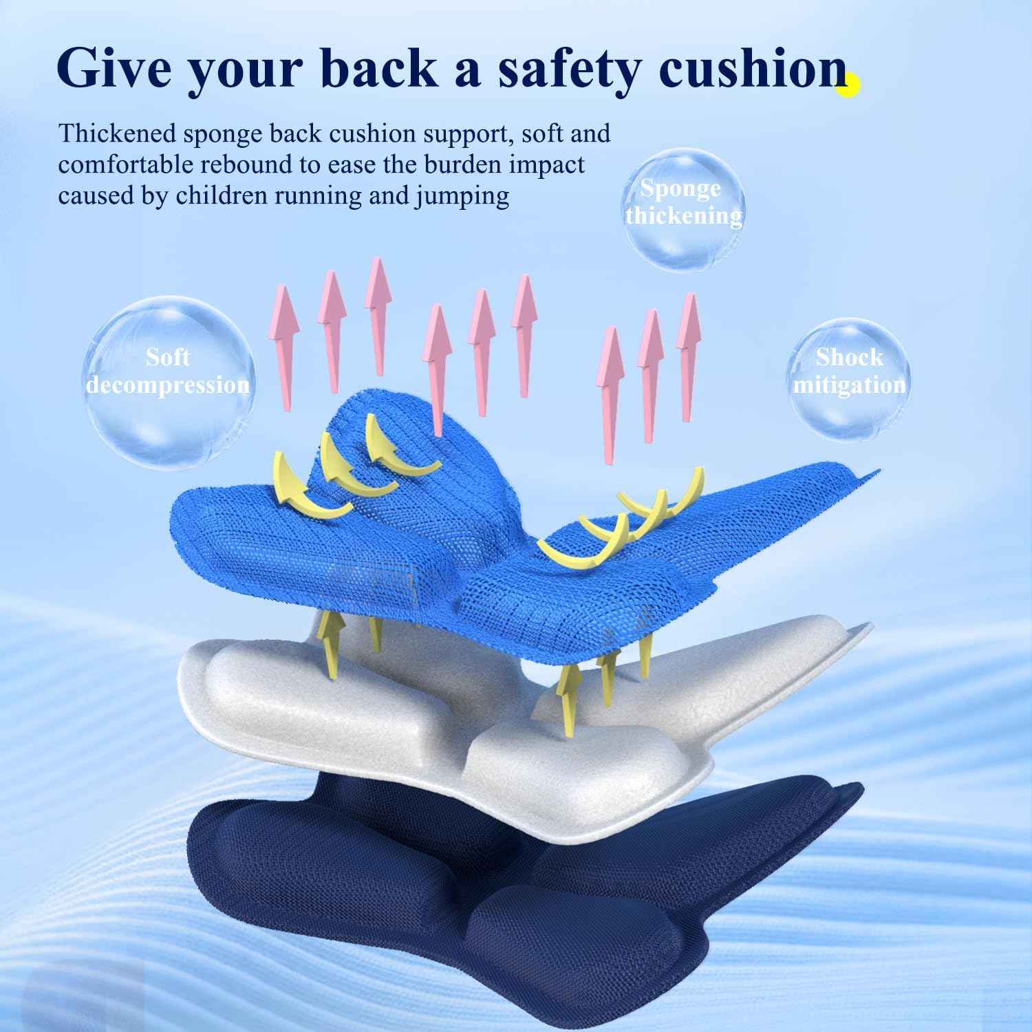 M&G Kids Large Capacity Blue Dinosaur Backpack Boys School Bag - TTpen