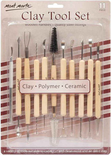 Mont Marte Clay Tool Set,11 Piece - TTpen
