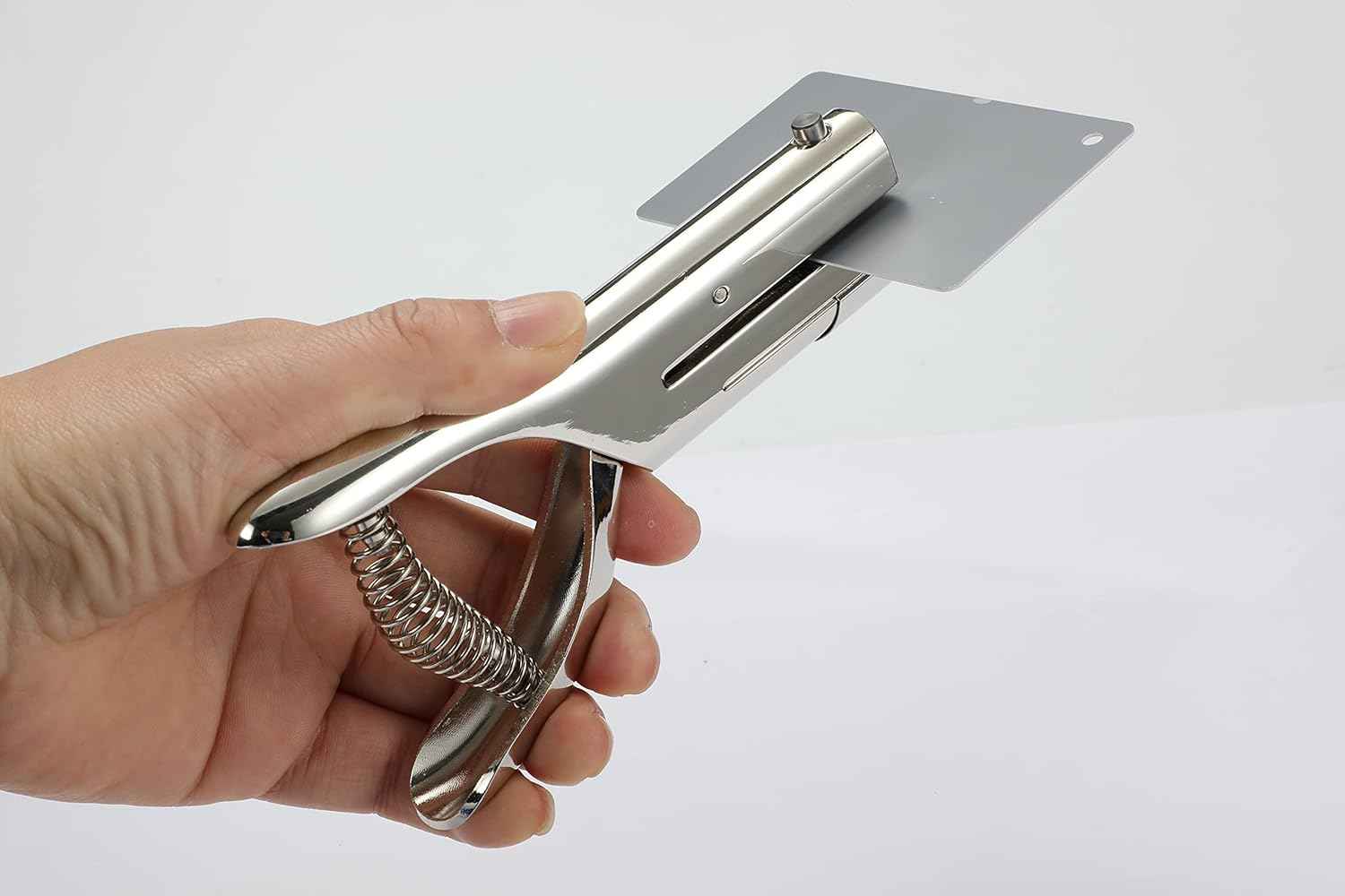 Heavy Duty Hand Held Long Hole Punch for Paper Cards Plastic Cardboard - TTpen