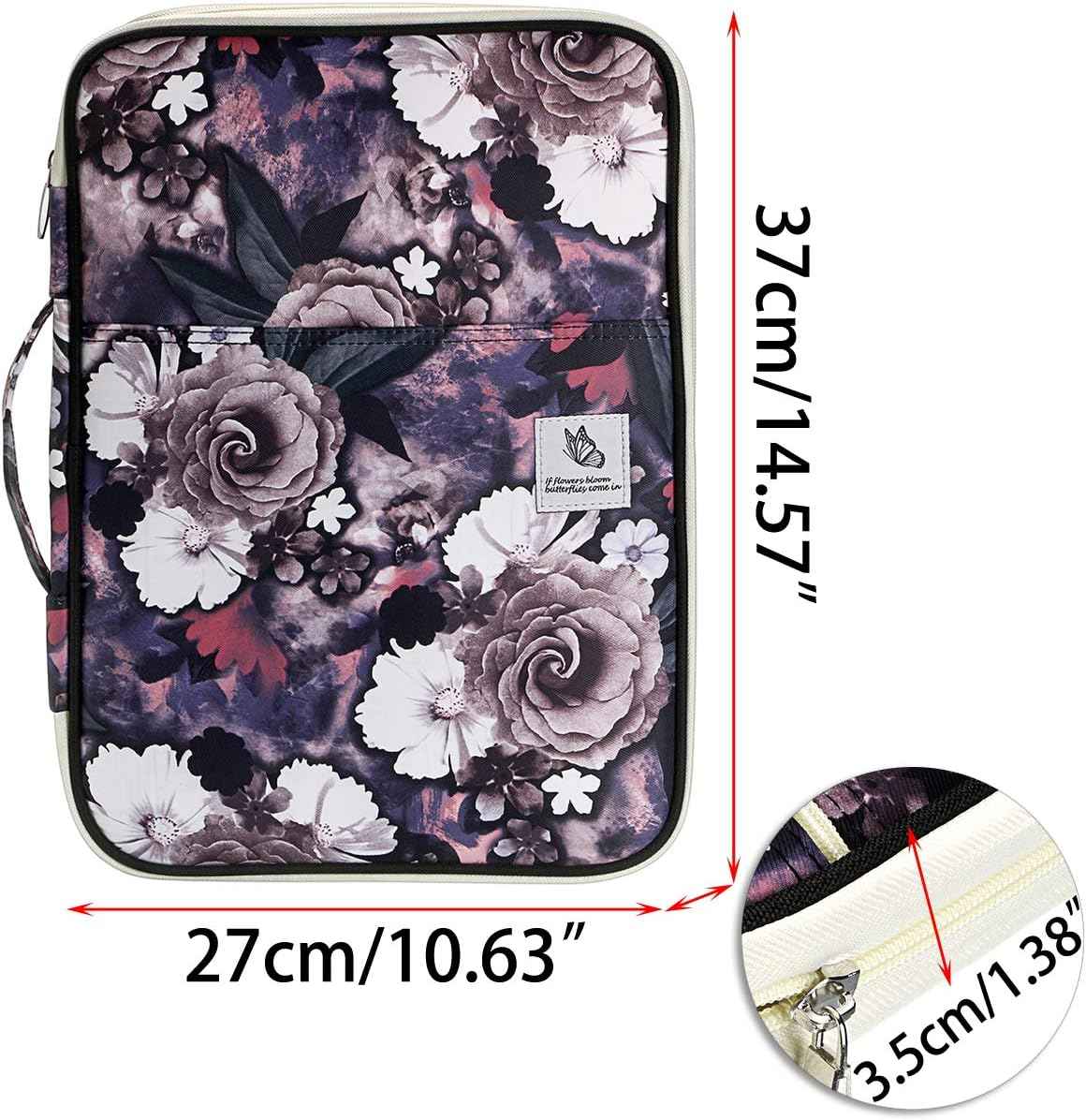 A4 Document Bags Portfolio Organizer-Zippered Case - TTpen