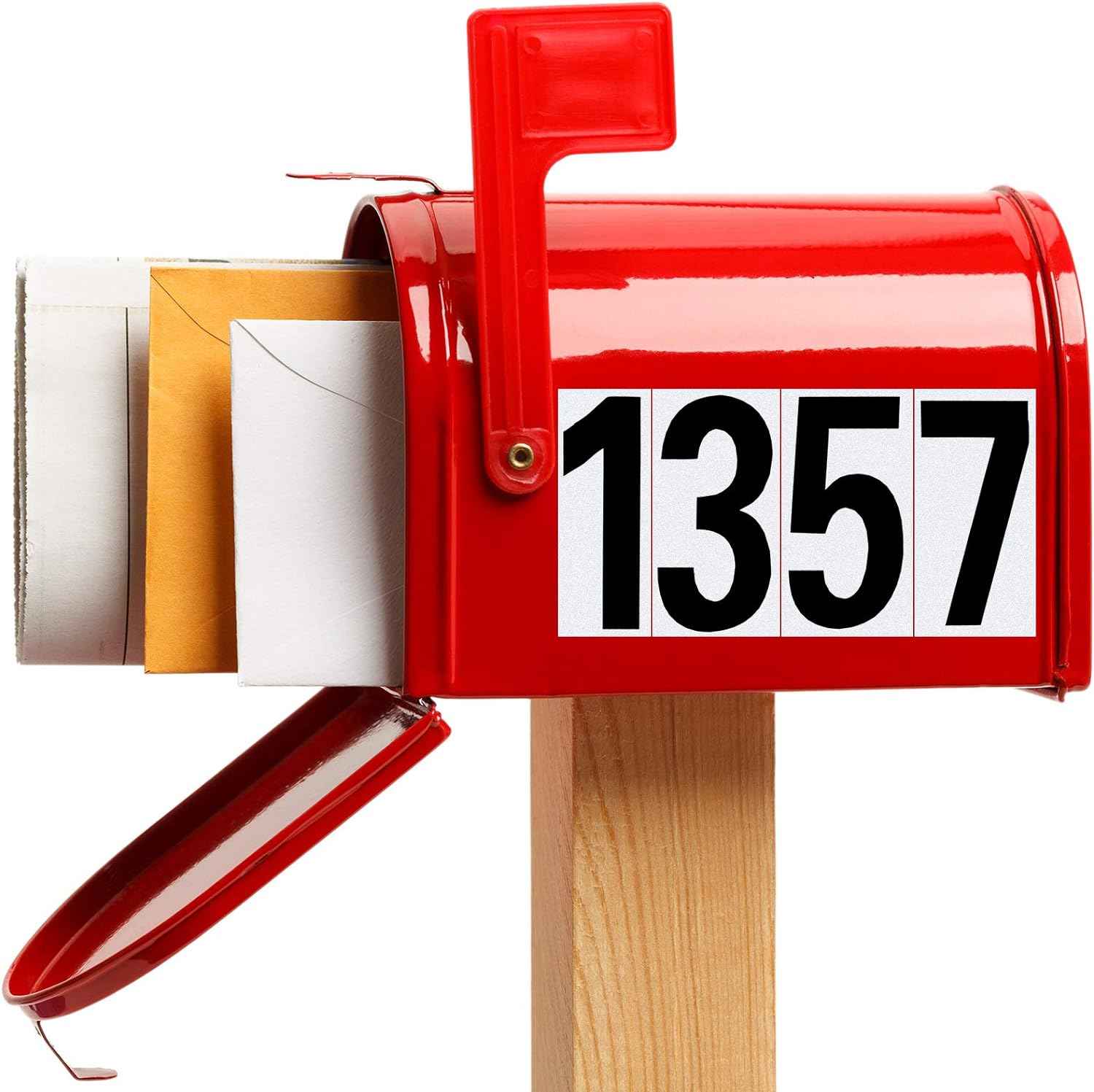 40pcs Mailbox Number 0-9 Sticker Decal Adhesive Black 3 Inch - TTpen