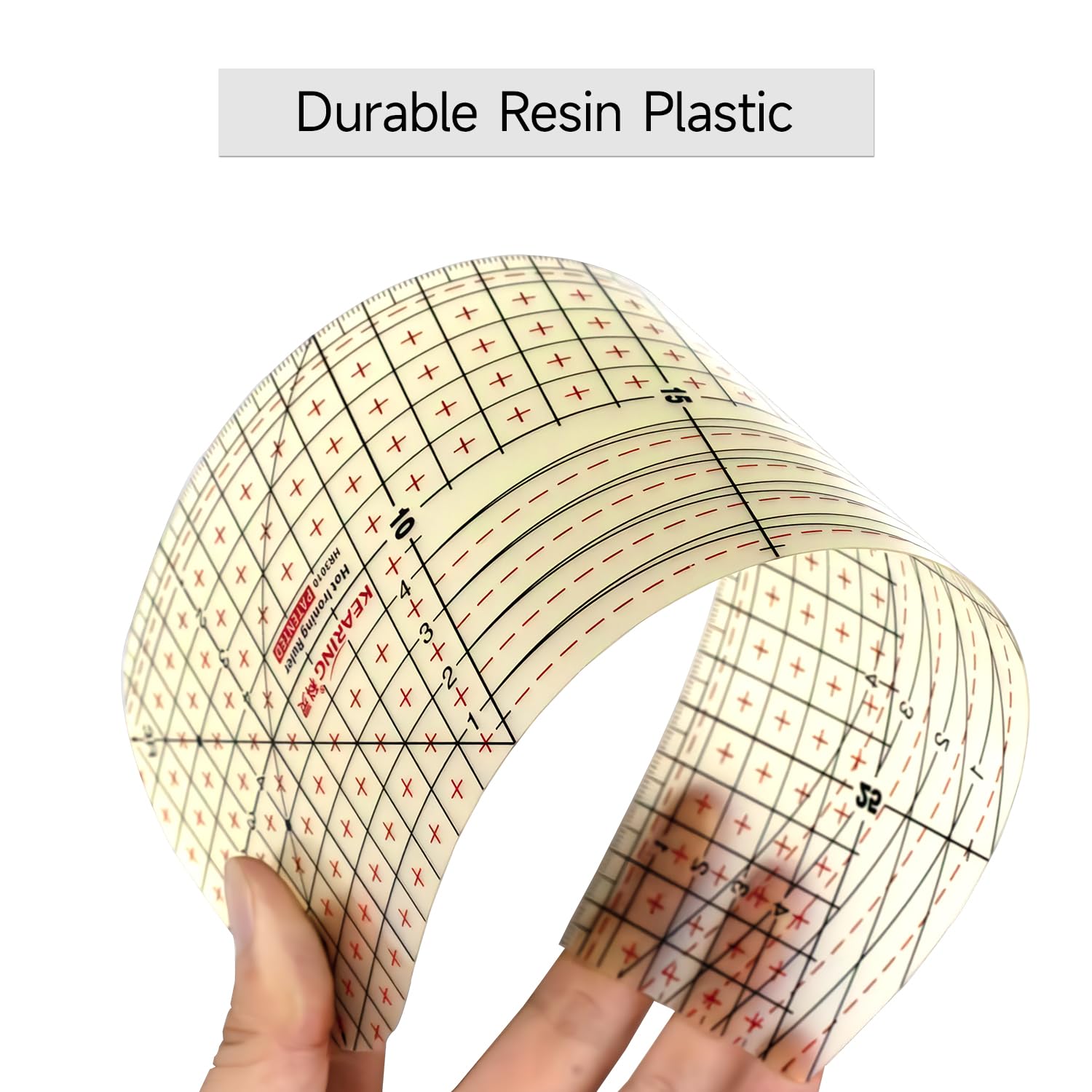 Metric Hot Hem Ironing Ruler for Sewing