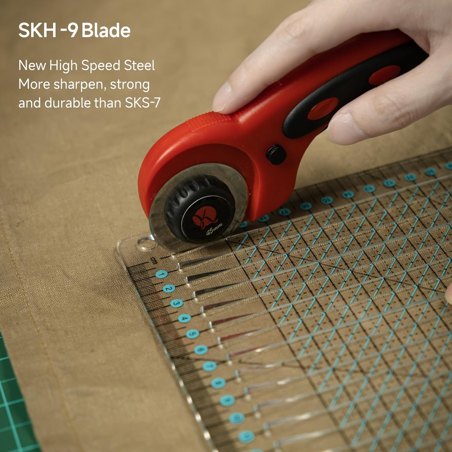 28mm/45mm/60mm Rotary Cutter for Fabric,Precision Cloth Cutting Tool