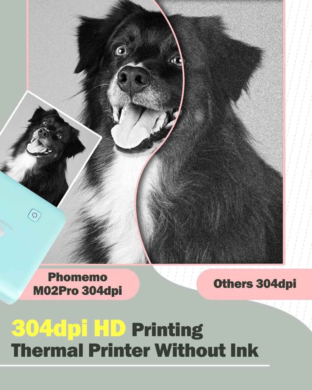 Phomemo M02 Pro Pocket Thermal Bluetooth Photo Printer Type-C Charging - TTpen