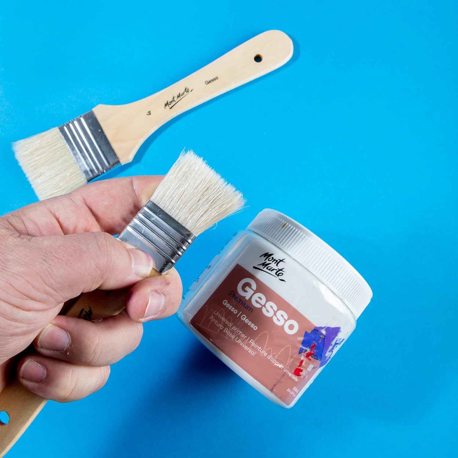 Mont Marte Gesso Brushes Sizes 2.4.6 - TTpen