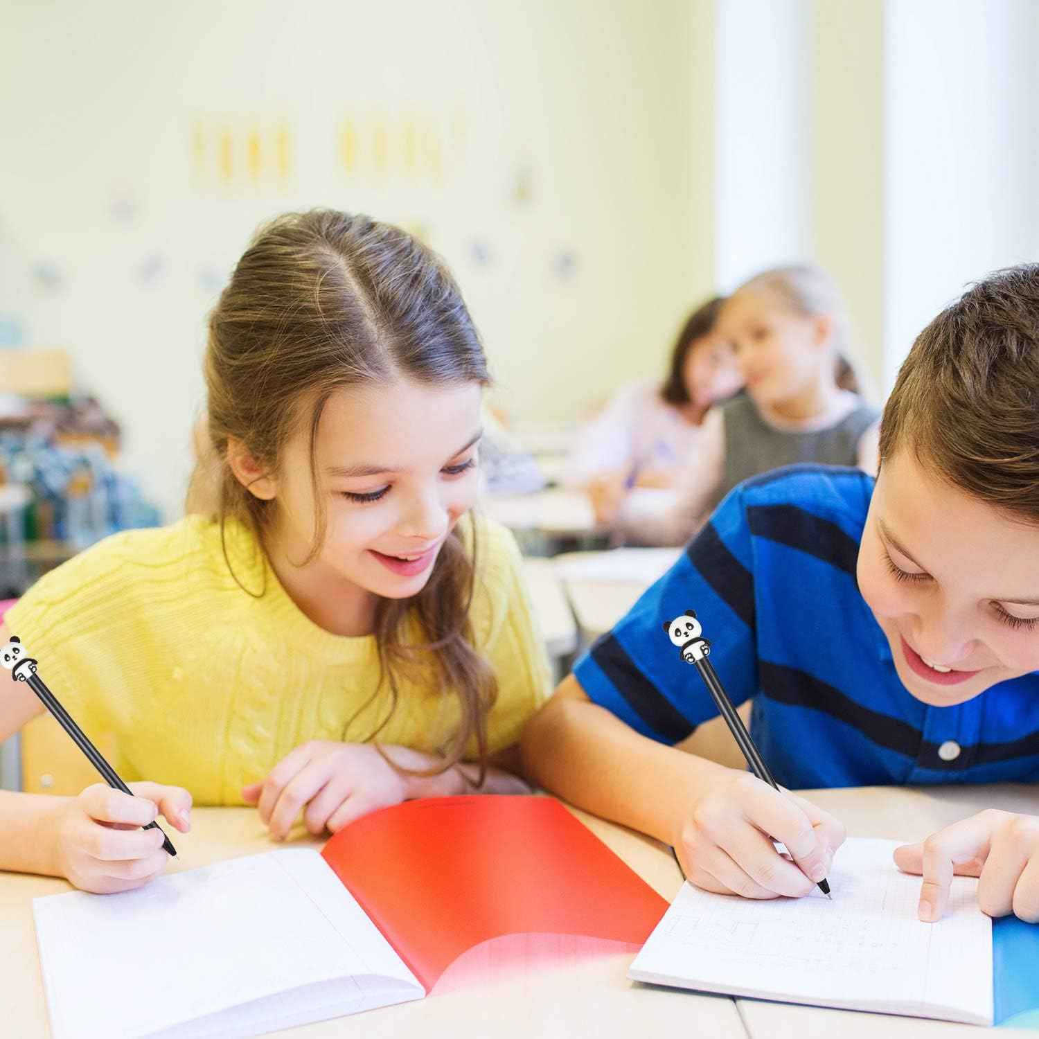 20Pcs Back to School Cute Panda 0.5 mm Black Gel Ink Pens - TTpen