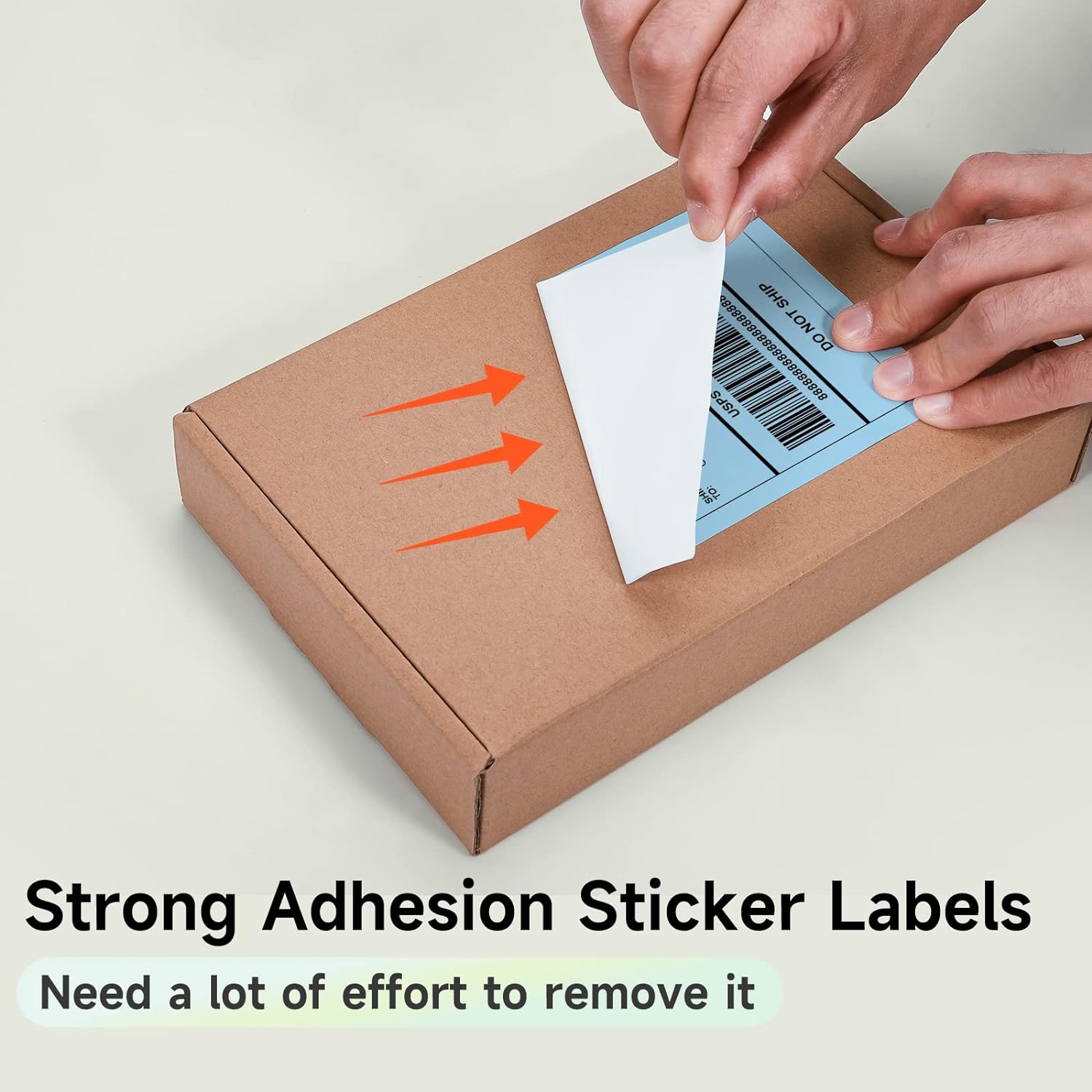 Phomemo 4"x6" Thermal Direct Shipping Label,Fan-Fold 500 Labels Blue