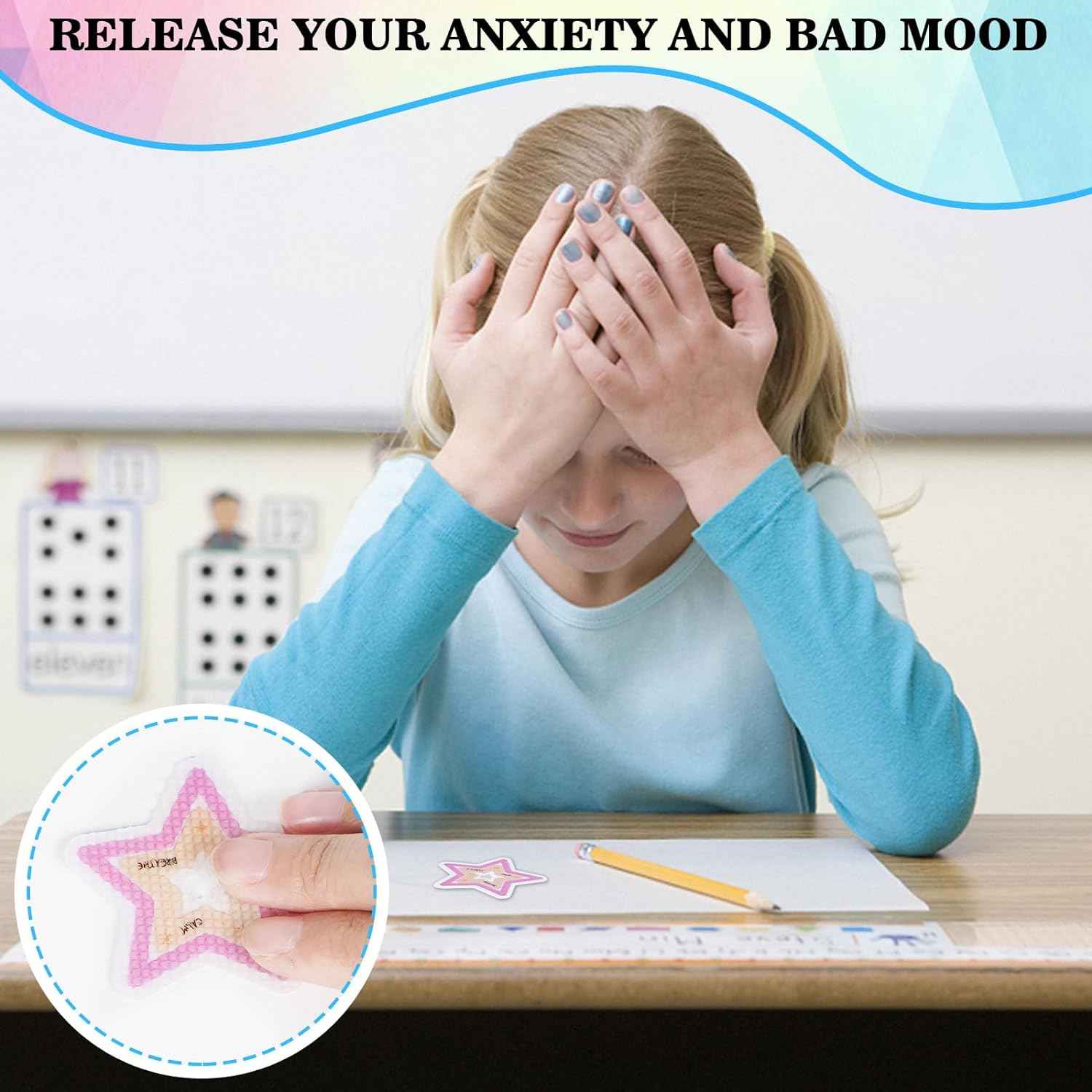 48 Pieces Calm Stickers for Anxiety Sensory Stickers - TTpen