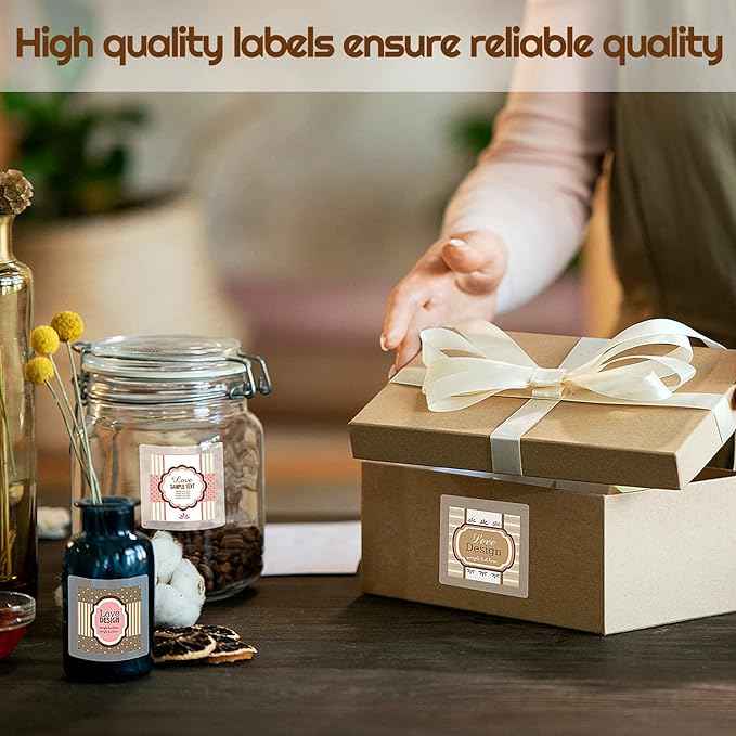 500 Pieces Label Protector Waterproof for Protecting Stickers 50x50mm - TTpen